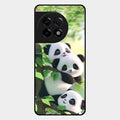 Panda Glossy Metal Case Cover For Oneplus 11R 5G