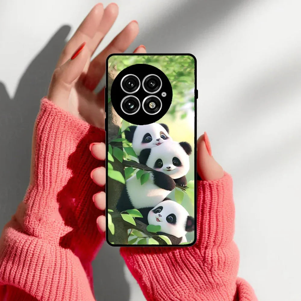 Panda Glossy Metal Case Cover For OnePlus - ShopOnCliQ