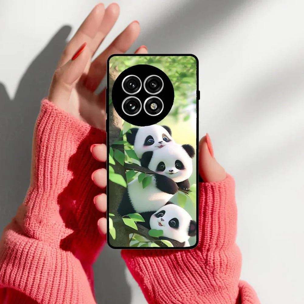 Panda Glossy Metal Case Cover For OnePlus - ShopOnCliQ
