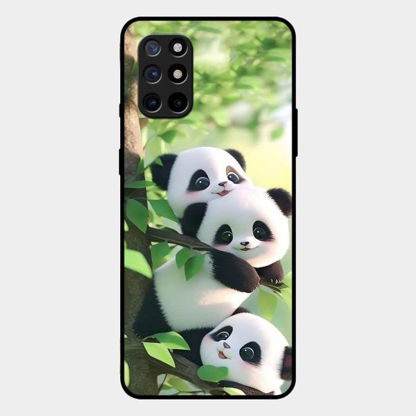 Panda Glossy Metal Case Cover For Oneplus 8T