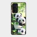 Panda Glossy Metal Case Cover For Oneplus 9Rt 5G