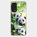Panda Glossy Metal Case Cover For Oneplus Nord 2 5G