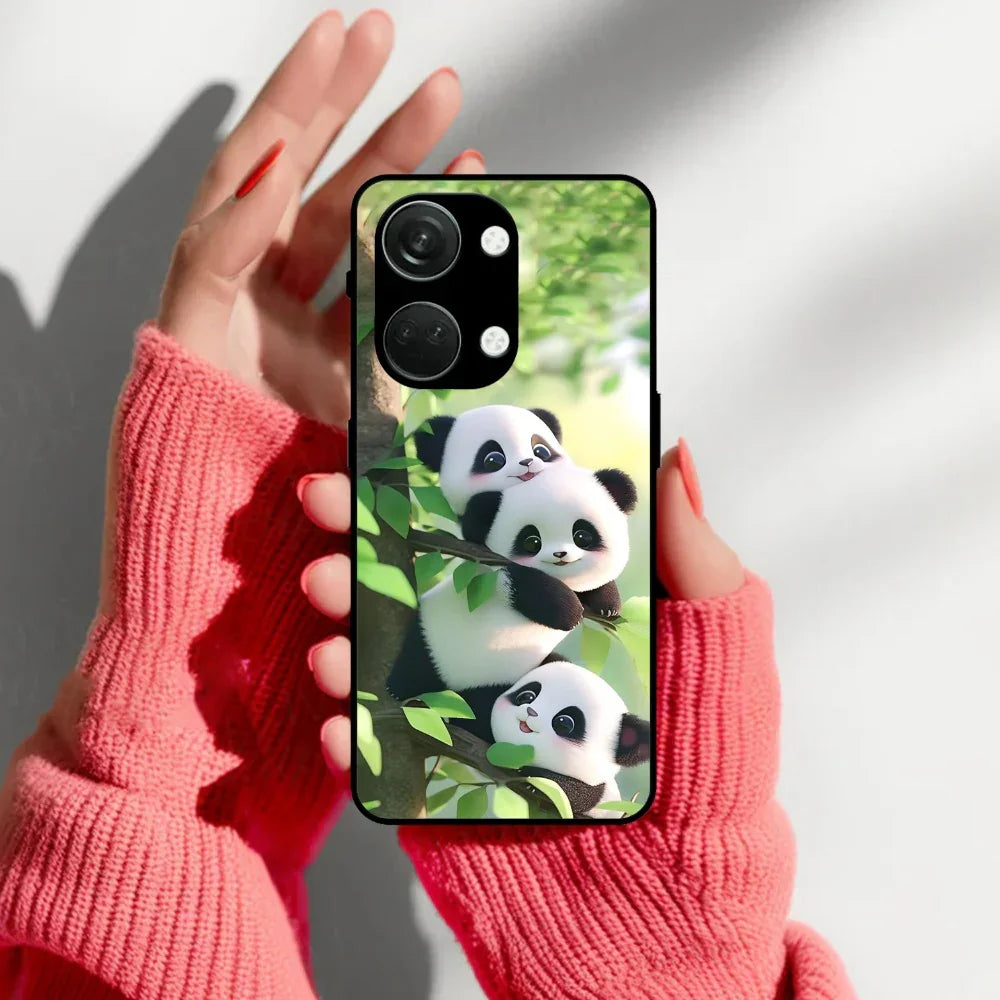 Panda Glossy Metal Case Cover For OnePlus - ShopOnCliQ