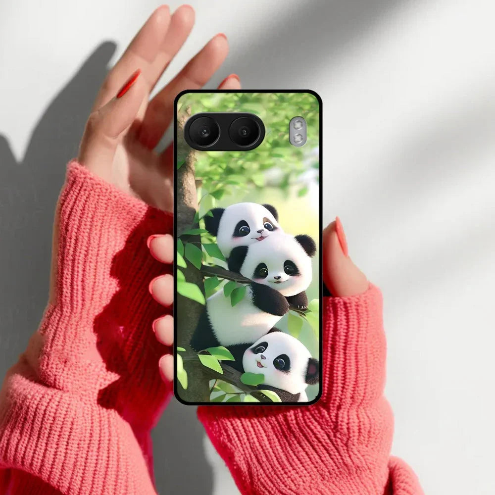 Panda Glossy Metal Case Cover For OnePlus - ShopOnCliQ