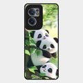 Panda Glossy Metal Case Cover For Oneplus Nord Ce 2 5G