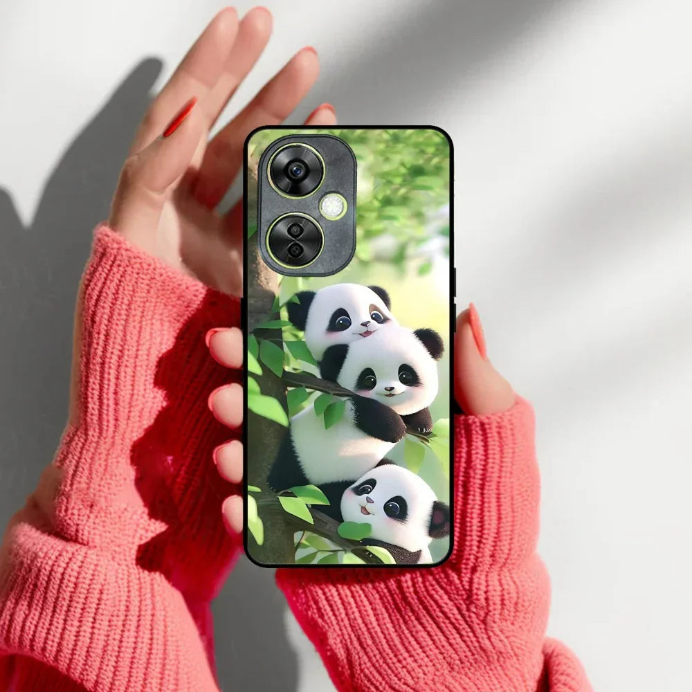 Panda Glossy Metal Case Cover For OnePlus - ShopOnCliQ