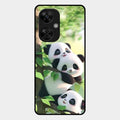 Panda Glossy Metal Case Cover For Oneplus Nord Ce5 5G