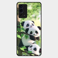 Panda Glossy Metal Case Cover For Oppo A55
