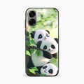 Panda Glossy Metal Case Cover For Oppo A6X 5G