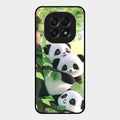 Panda Glossy Metal Case Cover For Oppo F29 5G