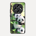 Panda Glossy Metal Case Cover For Oppo F31 Pro 5G