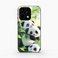 Panda Glossy Metal Case Cover For Oppo Reno 15 5G