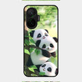 Panda Glossy Metal Case Cover For Poco F7 5G