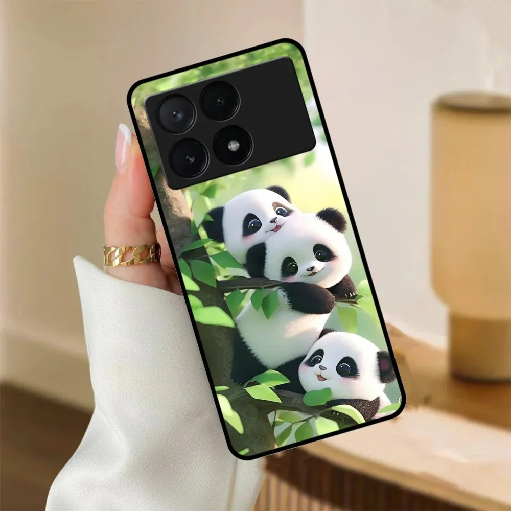 Panda Glossy Metal Case Cover For Poco - ShopOnCliQ