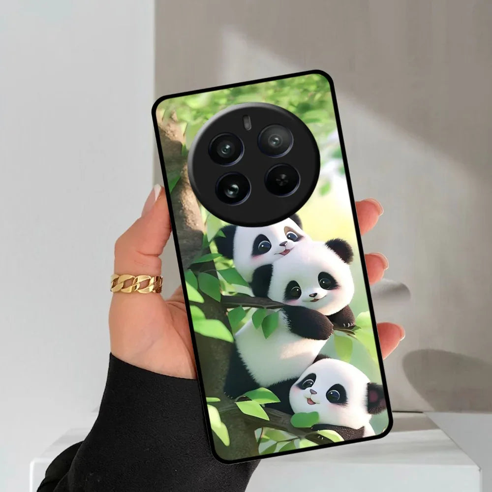 Panda Glossy Metal Case Cover For Realme - ShopOnCliQ