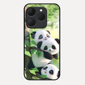 Panda Glossy Metal Case Cover For Realme 15T 5G