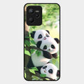 Panda Glossy Metal Case Cover For Realme C35