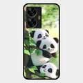 Panda Glossy Metal Case Cover For Realme C55