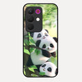 Panda Glossy Metal Case Cover For Realme C85 5G