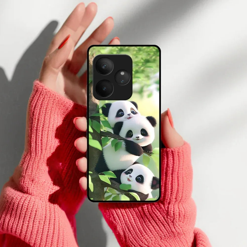 Panda Glossy Metal Case Cover For Realme - ShopOnCliQ