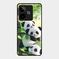 Panda Glossy Metal Case Cover For Realme Gt 7 5G