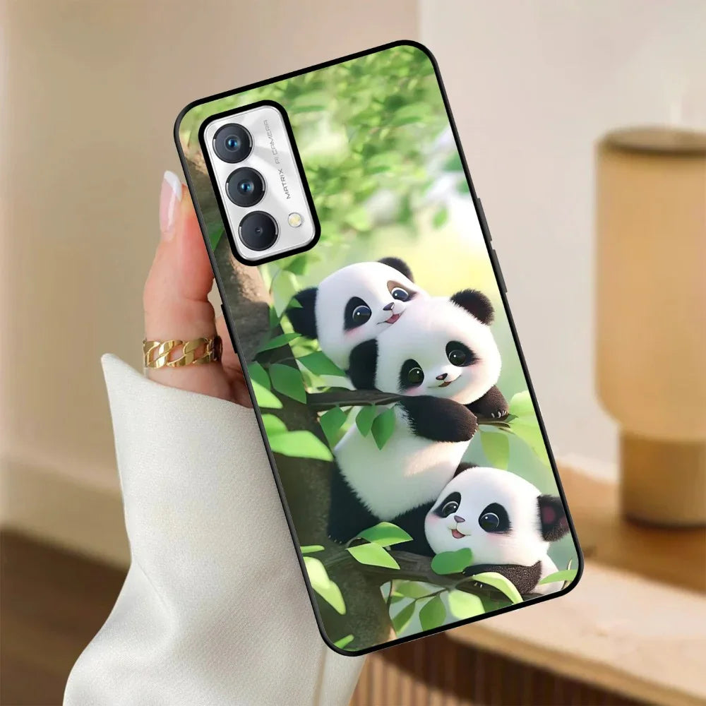 Panda Glossy Metal Case Cover For Realme - ShopOnCliQ