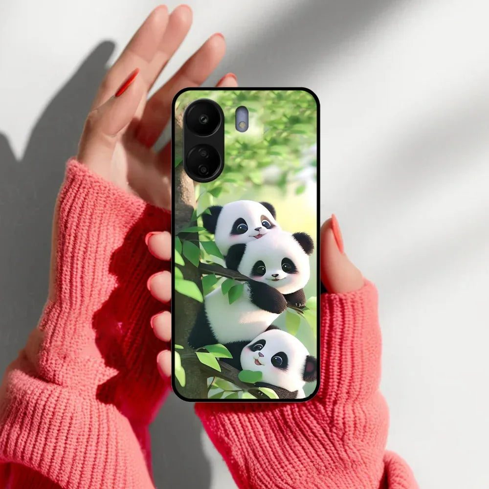 Panda Glossy Metal Case Cover For Redmi - ShopOnCliQ