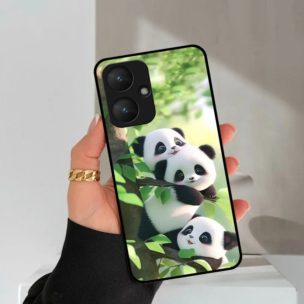 Panda Glossy Metal Case Cover For Redmi - ShopOnCliQ