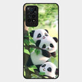 Panda Glossy Metal Case Cover For Redmi Note 11 Pro 5G
