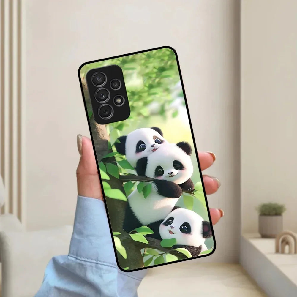 Panda Glossy Metal Case Cover For Samsung - ShopOnCliQ