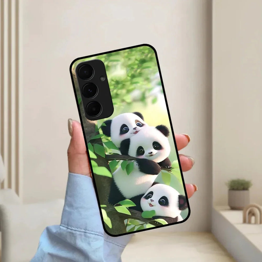 Panda Glossy Metal Case Cover For Samsung - ShopOnCliQ