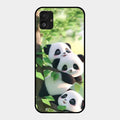 Panda Glossy Metal Case Cover For Samsung Galaxy F14 5G