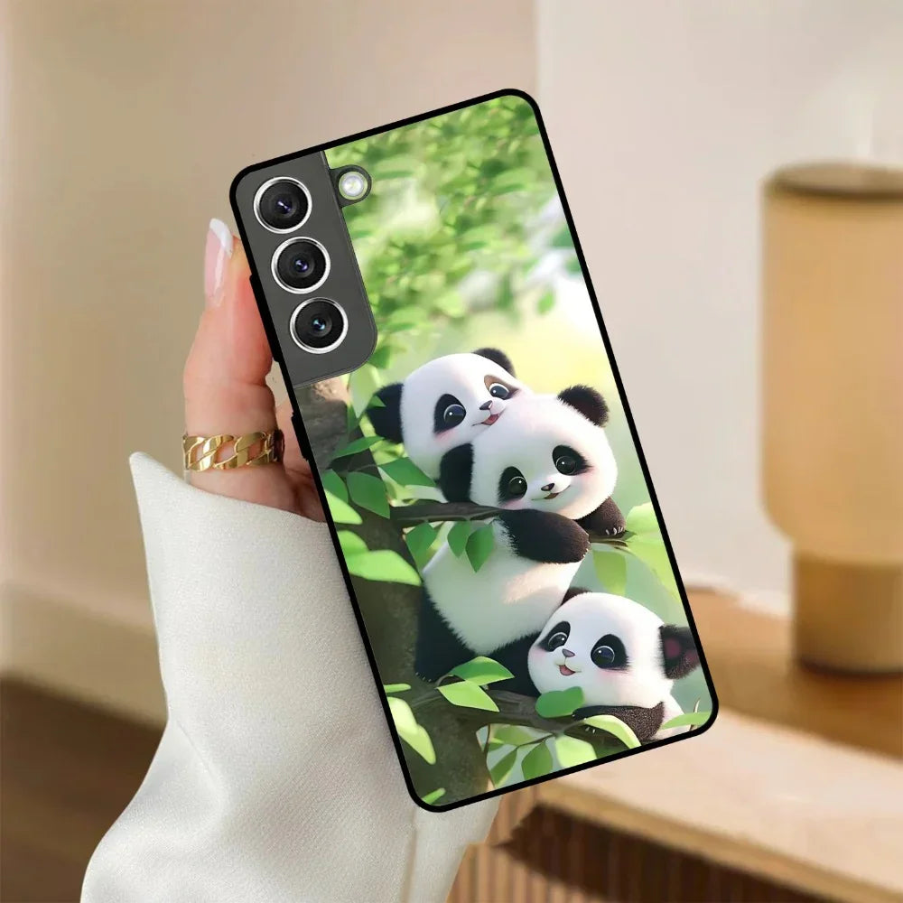 Panda Glossy Metal Case Cover For Samsung - ShopOnCliQ