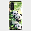 Panda Glossy Metal Case Cover For Vivo V20 Se