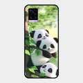 Panda Glossy Metal Case Cover For Vivo V20