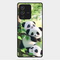 Panda Glossy Metal Case Cover For Vivo V23 Pro 5G