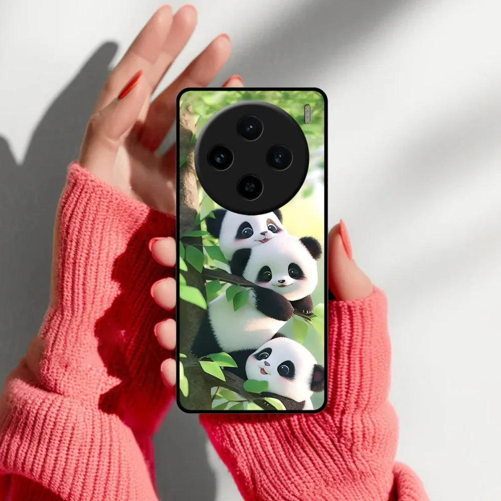 Panda Glossy Metal Case Cover For Vivo - ShopOnCliQ