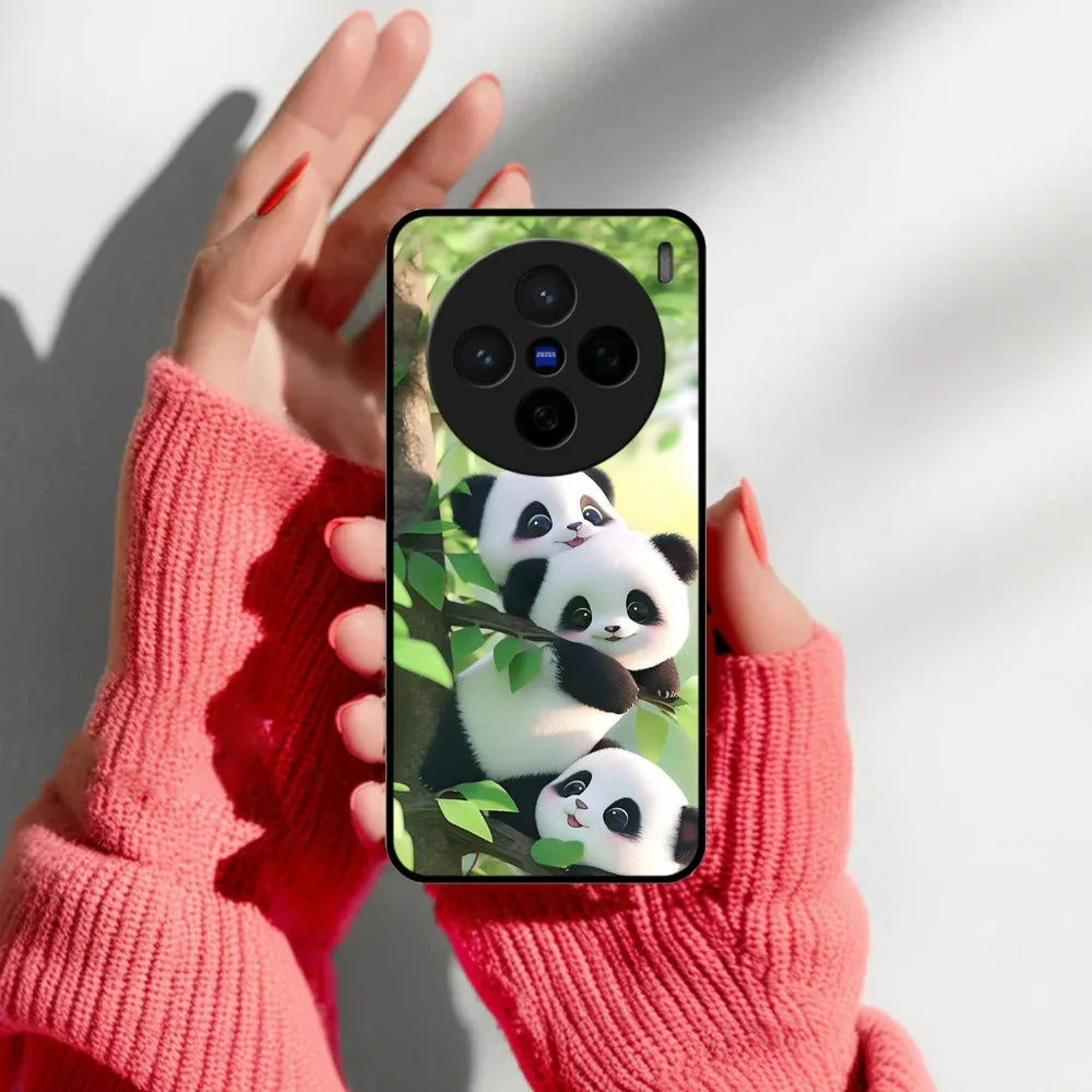 Panda Glossy Metal Case Cover For Vivo - ShopOnCliQ
