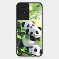 Panda Glossy Metal Case Cover For Vivo Y02T