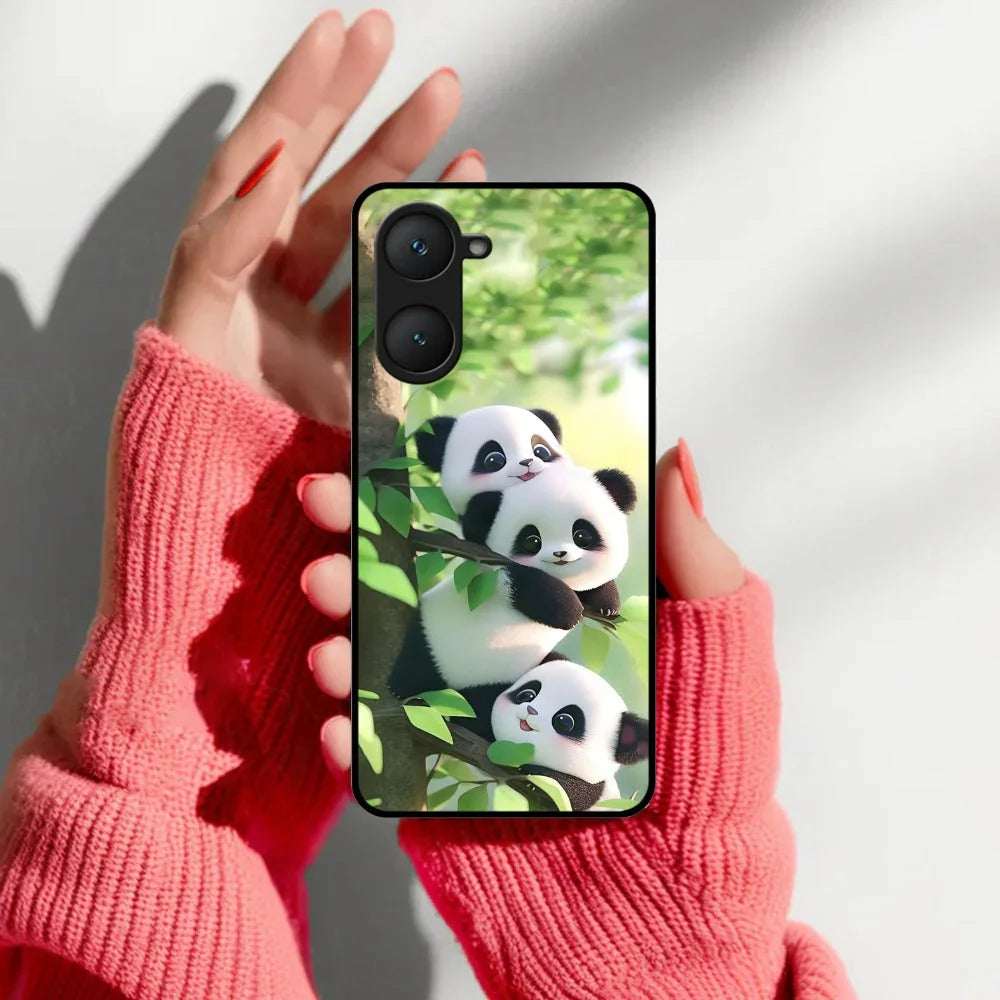 Panda Glossy Metal Case Cover For Vivo - ShopOnCliQ