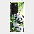 Panda Glossy Metal Case Cover For Vivo Y200E 5G