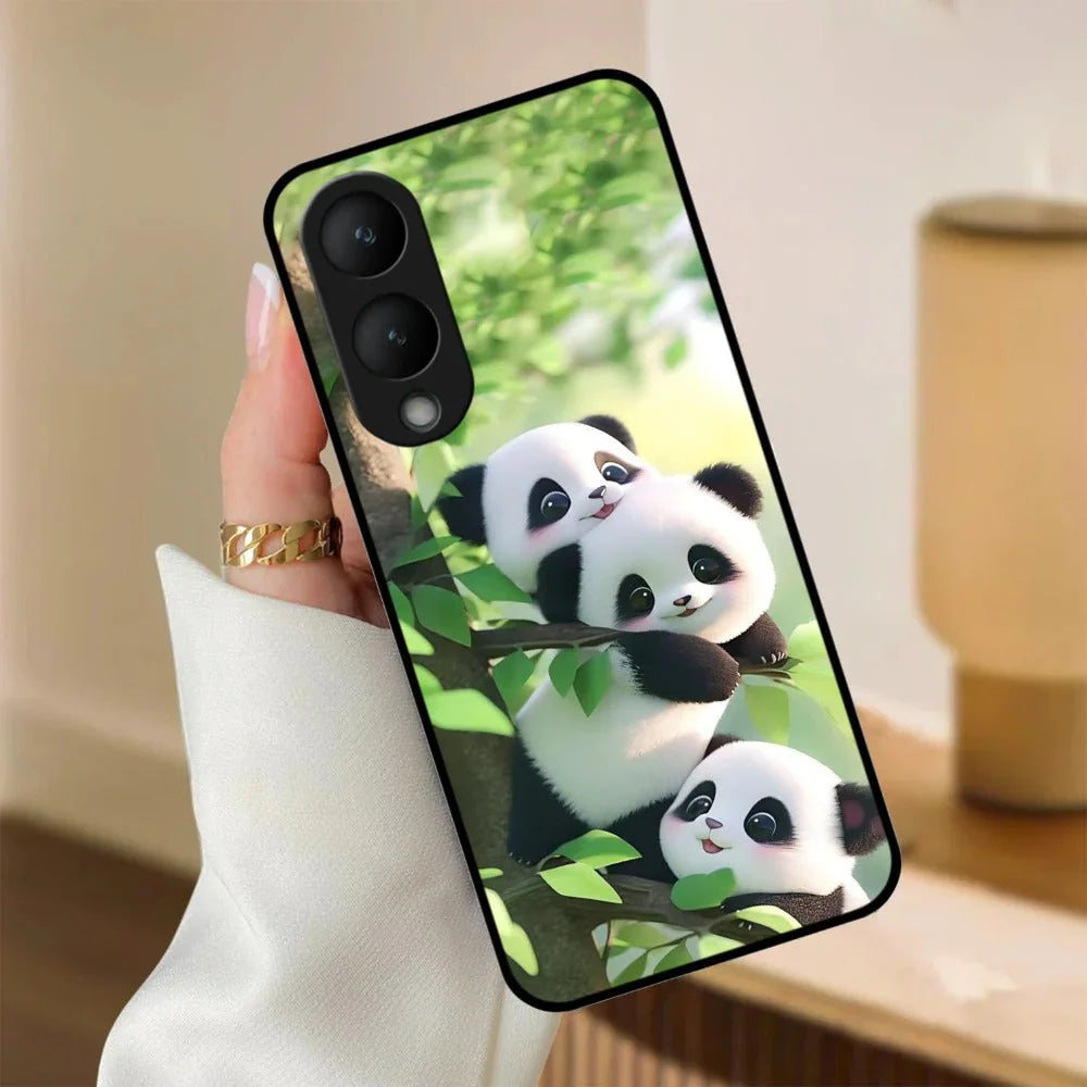 Panda Glossy Metal Case Cover For Vivo - ShopOnCliQ