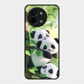 Panda Glossy Metal Case Cover For Vivo Y58 5G