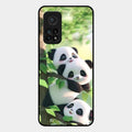 Panda Glossy Metal Case Cover For Xiaomi Mi 10T Pro 5G