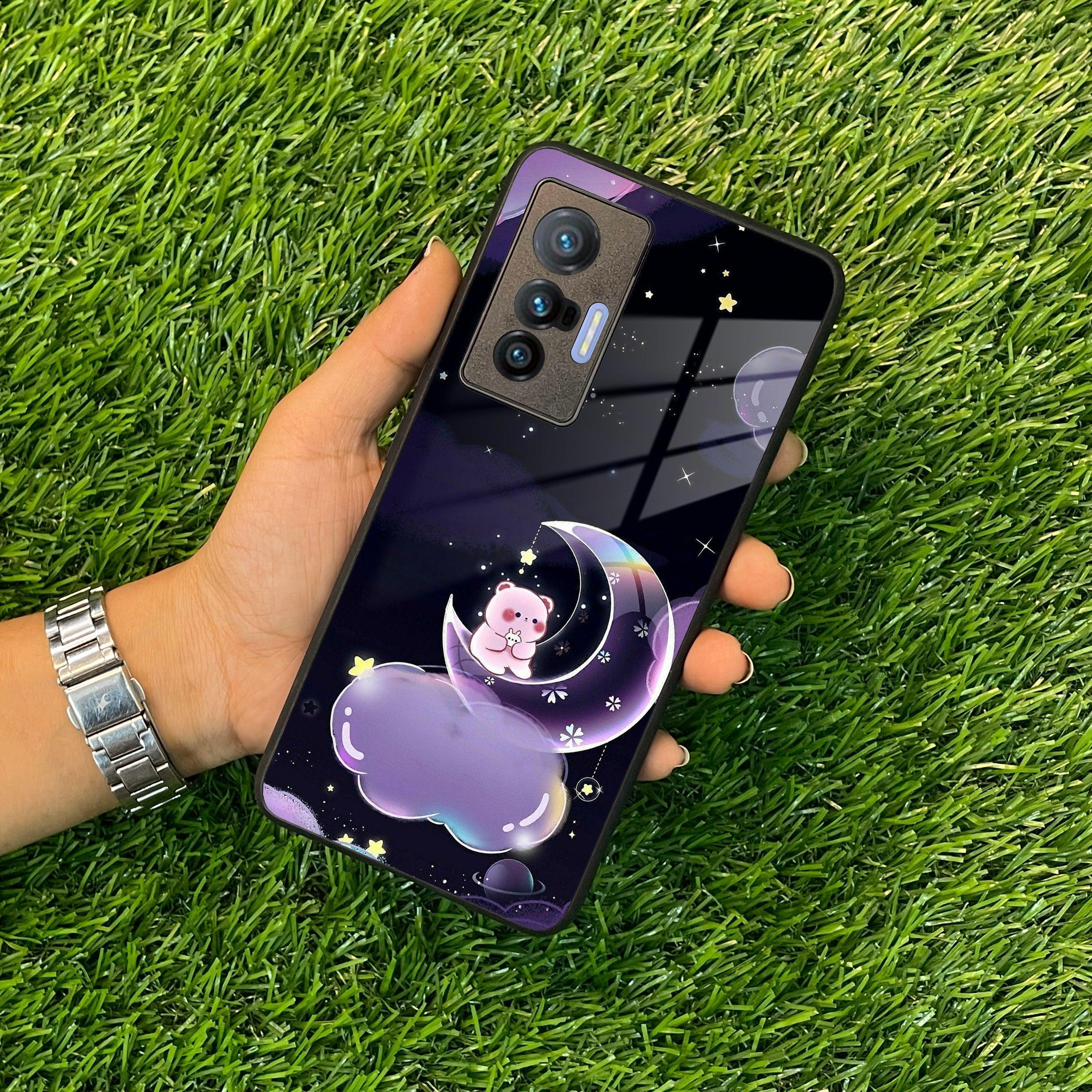 Sky Panda Design Glass Phone Case Cover For Vivo - ShopOnCliQ