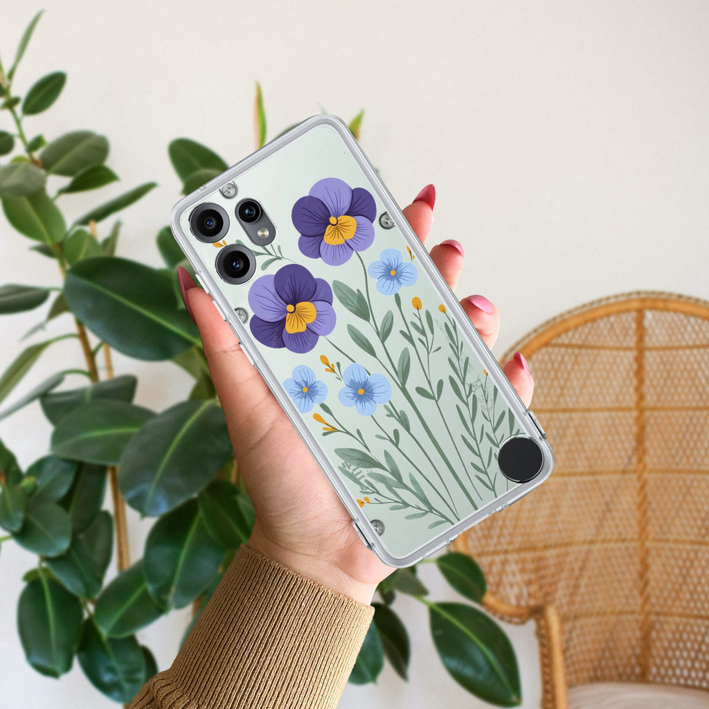 Pansies flowers Anti Yellow Case For CMF by Nothing Phone 2 Pro