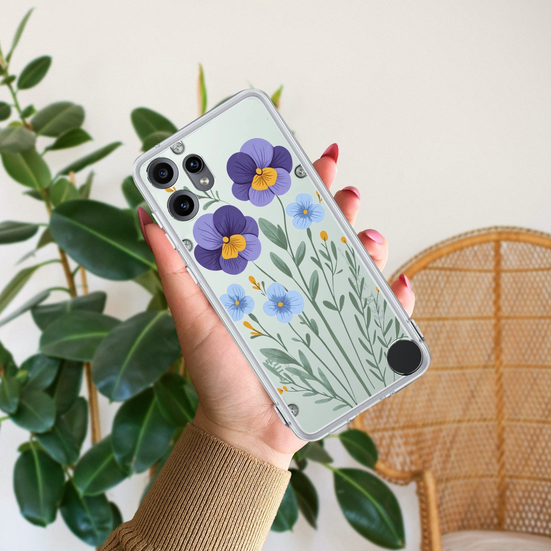 Pansies flowers Anti Yellow Case For CMF by Nothing Phone 2 Pro