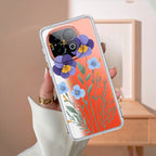 Pansies flowers Transparent Silicon Case For iQOO Neo 10 5G