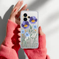 Pansies flowers Transparent Silicon Case For iQOO Neo 10R 5G