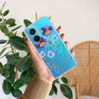 Pansies flowers Transparent Silicon Case For iQOO Z6 Pro 5G